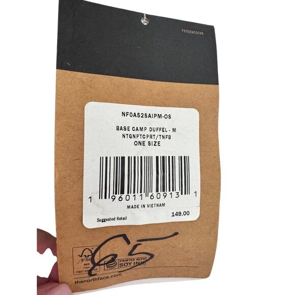 The North Face Base Camp Duffle Size Medium 25"x14"x14" Water Resistant Pockets - Picture 5 of 14